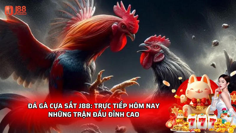 Đá gà cựa sắt J88: Trực tiếp hôm nay những trận đấu đỉnh cao